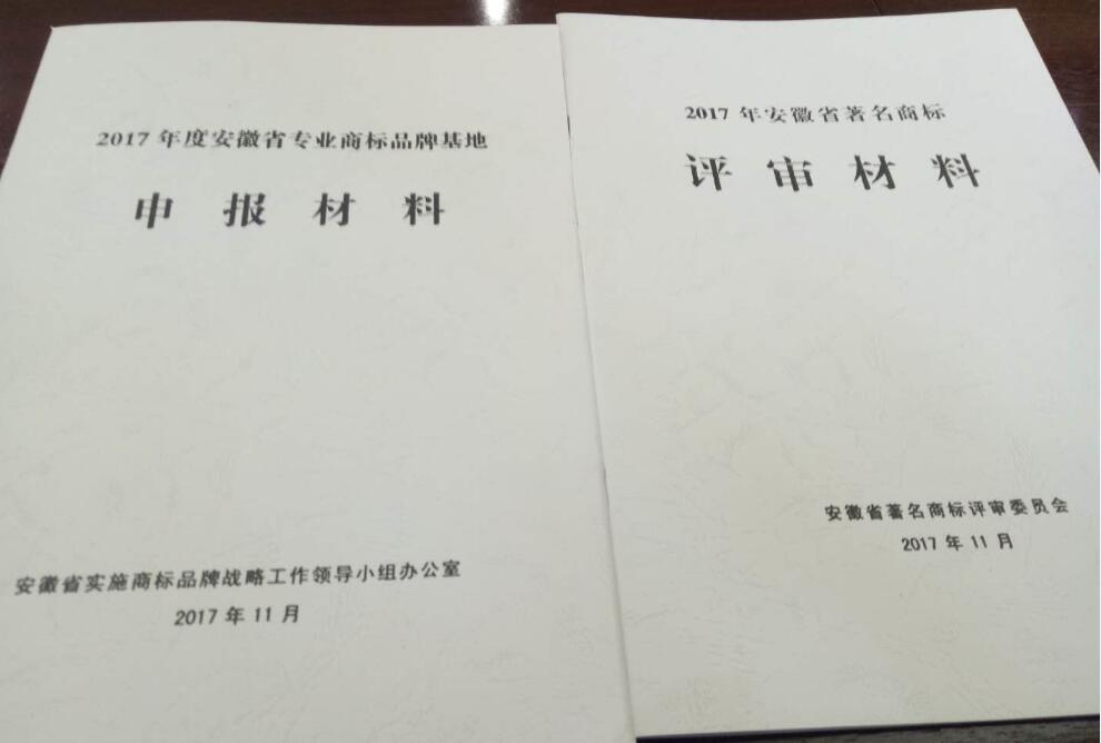 安徽省著名商標(biāo)，專業(yè)商標(biāo)品牌基地專家評審會召開