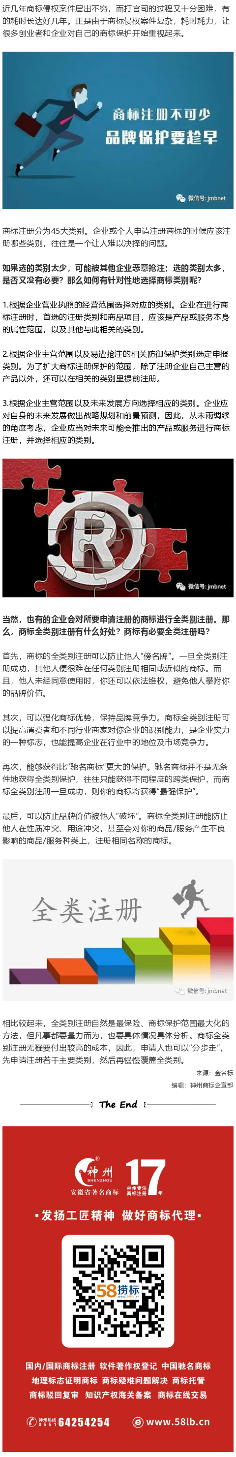 商標(biāo)注冊(cè)怎樣選擇合適的類別？有必要進(jìn)行全類注冊(cè)嗎？