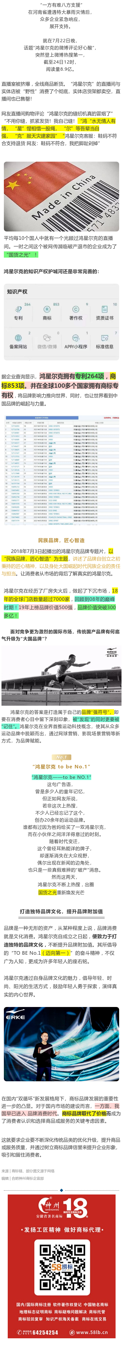 “鴻星爾克”攜853項(xiàng)商標(biāo)，榮登中國500最具價(jià)值品牌榜