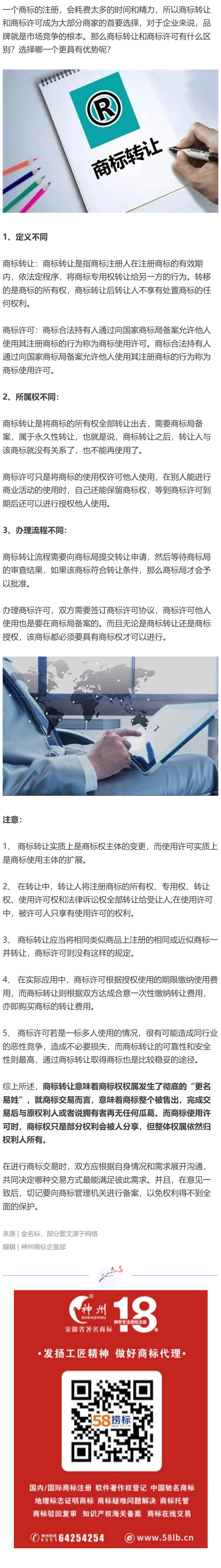 商標(biāo)轉(zhuǎn)讓和商標(biāo)許可有什么區(qū)別？哪個(gè)更具有優(yōu)勢(shì)？